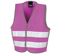 Result Core Kids Unisex Hi-Vis Safety Vest (4-6) (Pink)