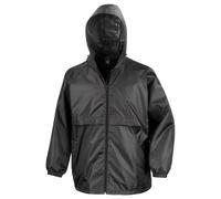 Result Core Men's Core Lightweight Waterproof Jacket in Black | Size: Medium Result Core Black M