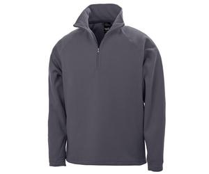 Result Core Men's Fleece Top in Charcoal | Size: 2XL Result Core Charcoal 2XL