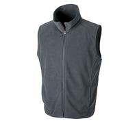 (XL, Charcoal) Result Core Mens Micro Fleece Gilet