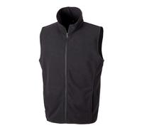 Result Core Men's Microfleece Gilet in Black | Size: Small Result Core Black S