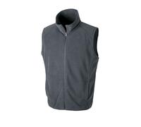 Result Core Men's Microfleece Gilet in Charcoal | Size: Large Result Core Charcoal L