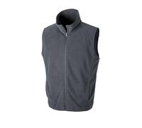 Result Core Men's Microfleece Gilet in Charcoal | Size: XS Result Core Charcoal XS