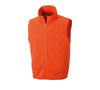 Result Core Men's Microfleece Gilet in Orange | Size: 2XL Result Core Orange 2XL