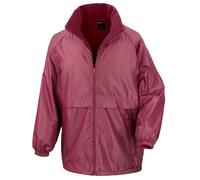Result Core Men's Microfleece Lined Waterproof Jacket in Burgundy | Size: 2XL Result Core Burgundy 2XL