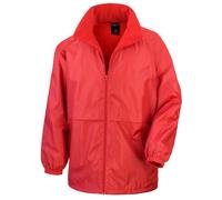 Microfleece Lined Waterproof Jacket Result Core Red XL