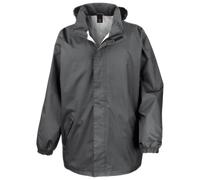 (L, Steel Grey) Result Core Mens Midweight Waterproof Jacket
