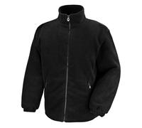 (L, Black) Result Core Mens Polartherm Fleece Jacket
