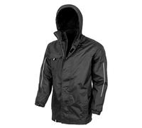(L, Black) Result Core Mens Printable 3-In-1 Transit Jacket