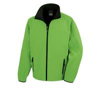 Result Core Men's Printable Soft Shell Jacket in Green | Size: Medium Result Core Green M