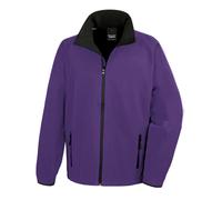 Result Core Men's Printable Soft Shell Jacket in Purple | Size: 2XL Result Core Purple 2XL