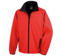 Result Core Men's Printable Soft Shell Jacket in Red | Size: 4XL Result Core Red 4XL