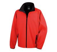 Result Core Men's Printable Soft Shell Jacket in Red | Size: Medium Result Core Red M