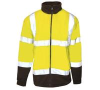 Result Core Mens Reflective Safety Micro Fleece Jacket RW5583