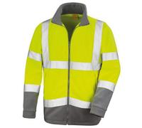 Result Core Mens Reflective Safety Micro Fleece Jacket (Pack Of 2)