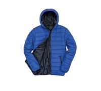 Result Core Men's Soft Padded Jacket in Mid Blue | Size: Medium Result Core Mid Blue M