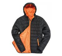(L UK, Black/Orange) Result Core Mens Soft Padded Jacket