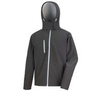 Result Core Mens Waterproof Full Zip Lite Hooded Softshell J BC3253