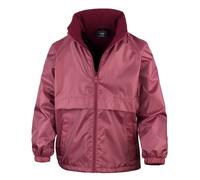 Result Core Microfleece Lined Jacket in Burgundy | Size: 7-8 Years Result Core Burgundy 7-8 Years