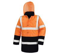 Result Core Motorway Two Tone Safety Coat EN ISO 20471 Class 3 Waterproof