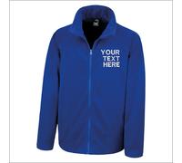 Result Core Personalised Unisex Adults Micro Fleece Full Zip Custom Text Jacket