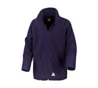 Result Core Plain Microfleece Jacket in Navy | Size: 4-6 Years Result Core Navy 4-6 Years