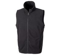 Result Core R116X Mens Microfleece Gilet - Black - 3XL