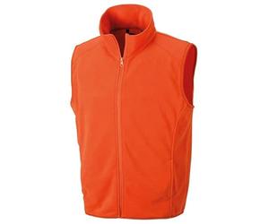 Result Core R116X Mens Microfleece Gilet - Orange - 3XL