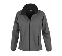 Result Core R231F Ladies Printable Softshell Jacket - Charcoal/Black - M