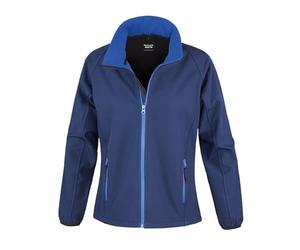 Result Core R231F Ladies Printable Softshell Jacket - Navy/Royal - XL