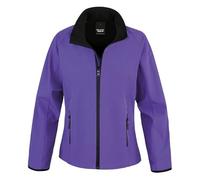 Result Core R231F Ladies Printable Softshell Jacket - Purple/Black - M