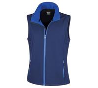 Result Core R232F Ladies Printable Softshell Bodywarmer - Navy/Royal - 2XL