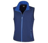 Result Core R232F Ladies Printable Softshell Bodywarmer - Navy/Royal - L