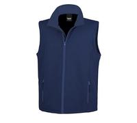 Result Core R232M Mens Printable Softshell Bodywarmer - Navy/Navy - 4XL
