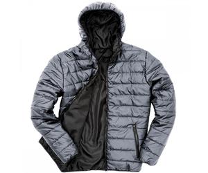 Result Core R233M Result Mens Soft Padded Jacket Frost Grey/ Black Siz 3XL