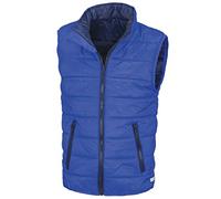 Result Core R234JY Kids Padded Bodywarmer - Royal Blue/Navy - 5-6 Years