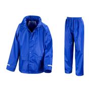 Result Core Rain Suit Jacket & Trousers Set in Royal | Size: 9-10 Years Result Royal 9-10 Years