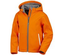 Result Core TX Performance Hooded Soft Shell Jacket in Orange | Size: 11-12 Years Result Core Orange 11-12 Years