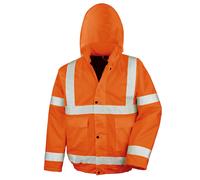 Result Core Unisex Adult Hi-Vis Safety Blouson Jacket4XL Fluorescent Orange PC6