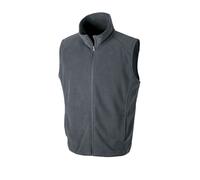 (S, Charcoal) Result Core Unisex Adult Microfleece Gilet