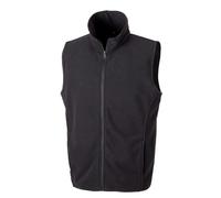 Result Core Men's Microfleece Gilet in Black | Size: 2XL Result Core Black 2XL