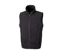 Result Microfleece Gilet, Black, Large. R116X