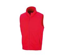 Result Microfleece Gilet, Red, Large. R116X