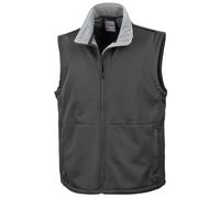(3XL, Black) Result Core Unisex Adult Softshell Gilet