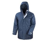 Result Core Unisex Winter Long Parka R207X - Waterproof Jacket Hooded Warm Coat