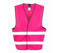 Result Core Value R200X Mens Core Hi-Vis Motorist Safety Vest - Fluorescent Pink - XS