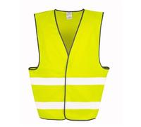 Result Core Value R200X Mens Core Hi-Vis Motorist Safety Vest - Fluorescent Yellow - S/M