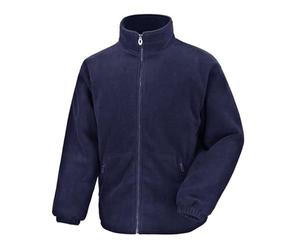 Result Core Value R219X Mens Polartherm Quilted Winter Fleece - Navy - M