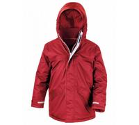 Result Core Winter Parka Waterproof Windproof Jacket in Red | Size: 5-6 Years Result Red 5-6 Years