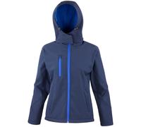 Result Core Womens/Ladies Lite Hooded Full Zip Warm Softshell Jacket BC3252